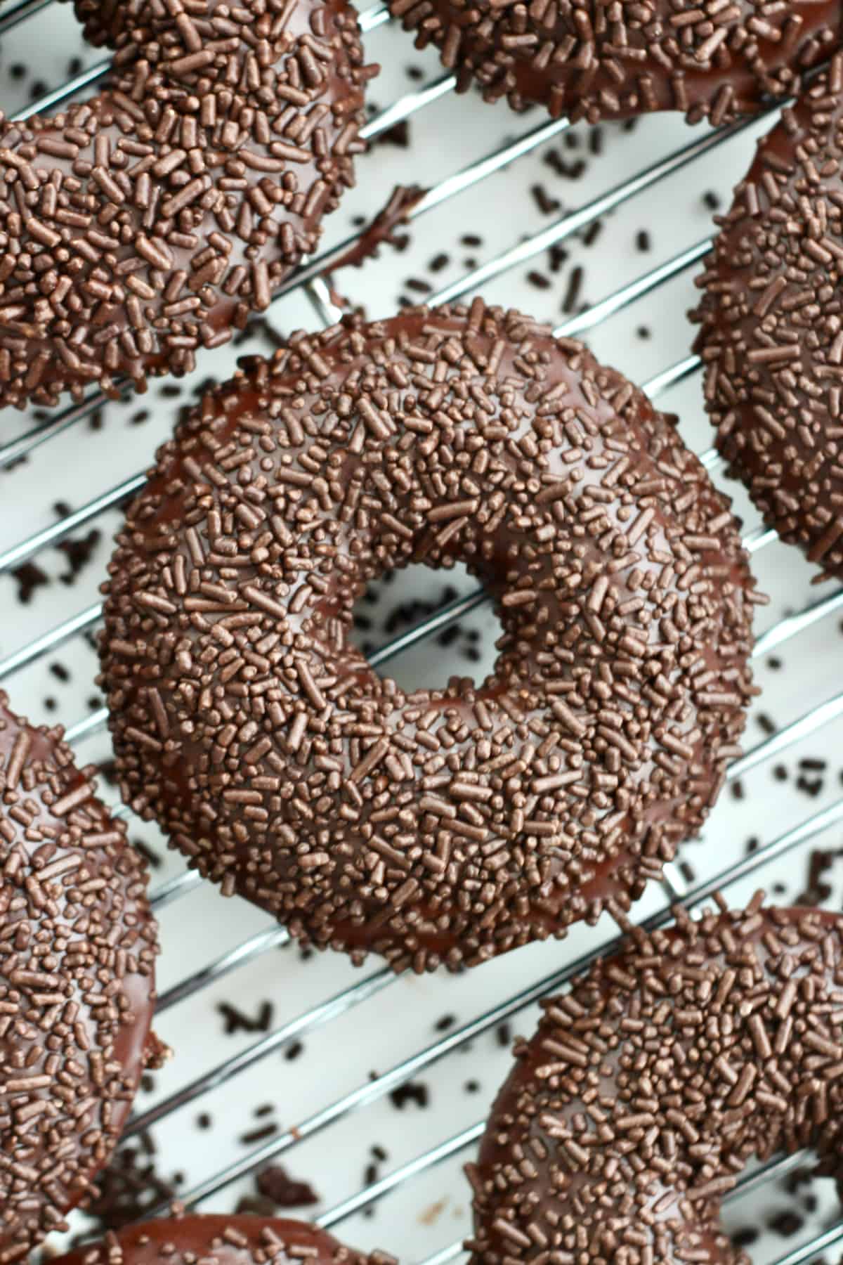 Triple Chocolate Donuts by The BakerMama