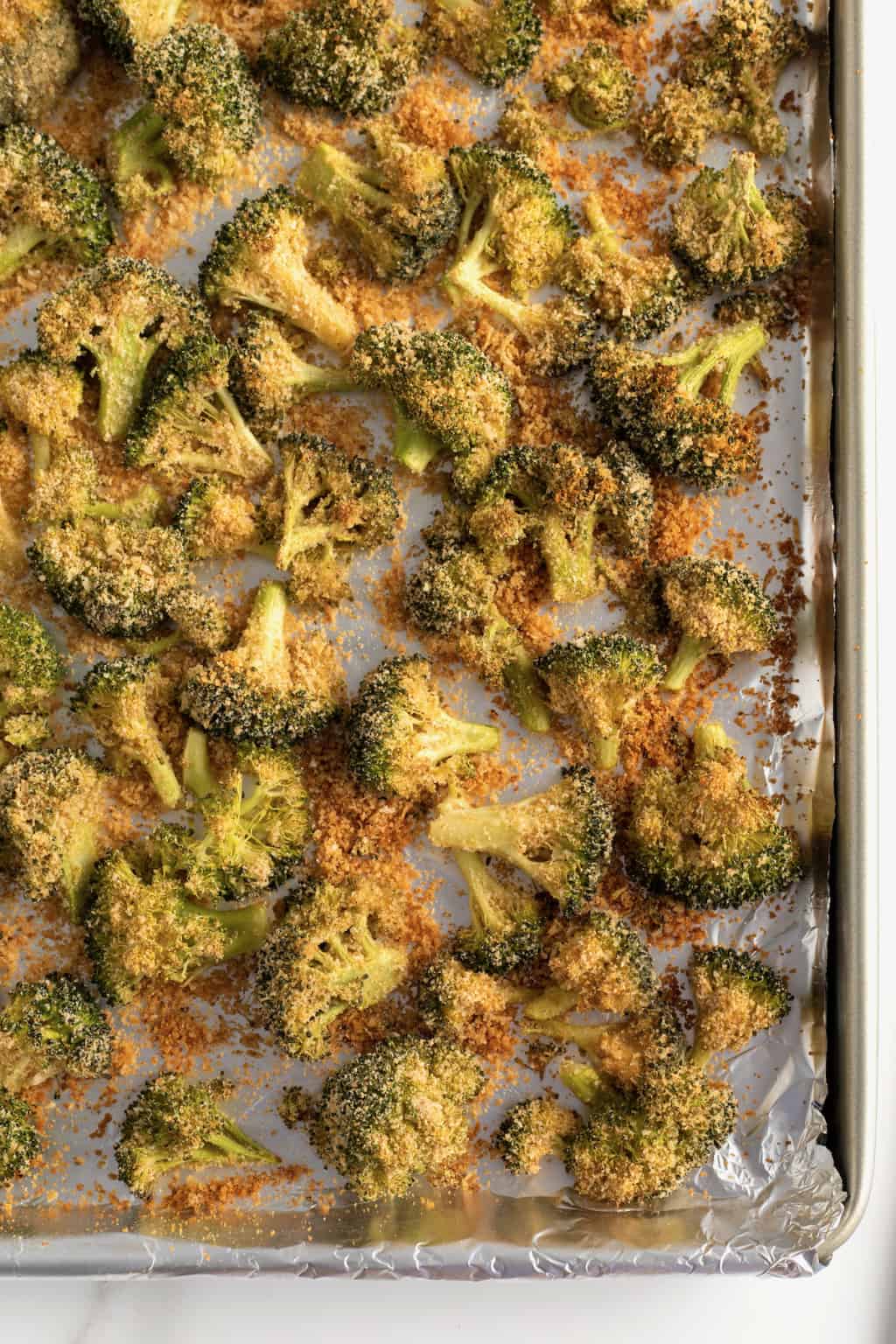 Crispy OvenFried Broccoli The BakerMama