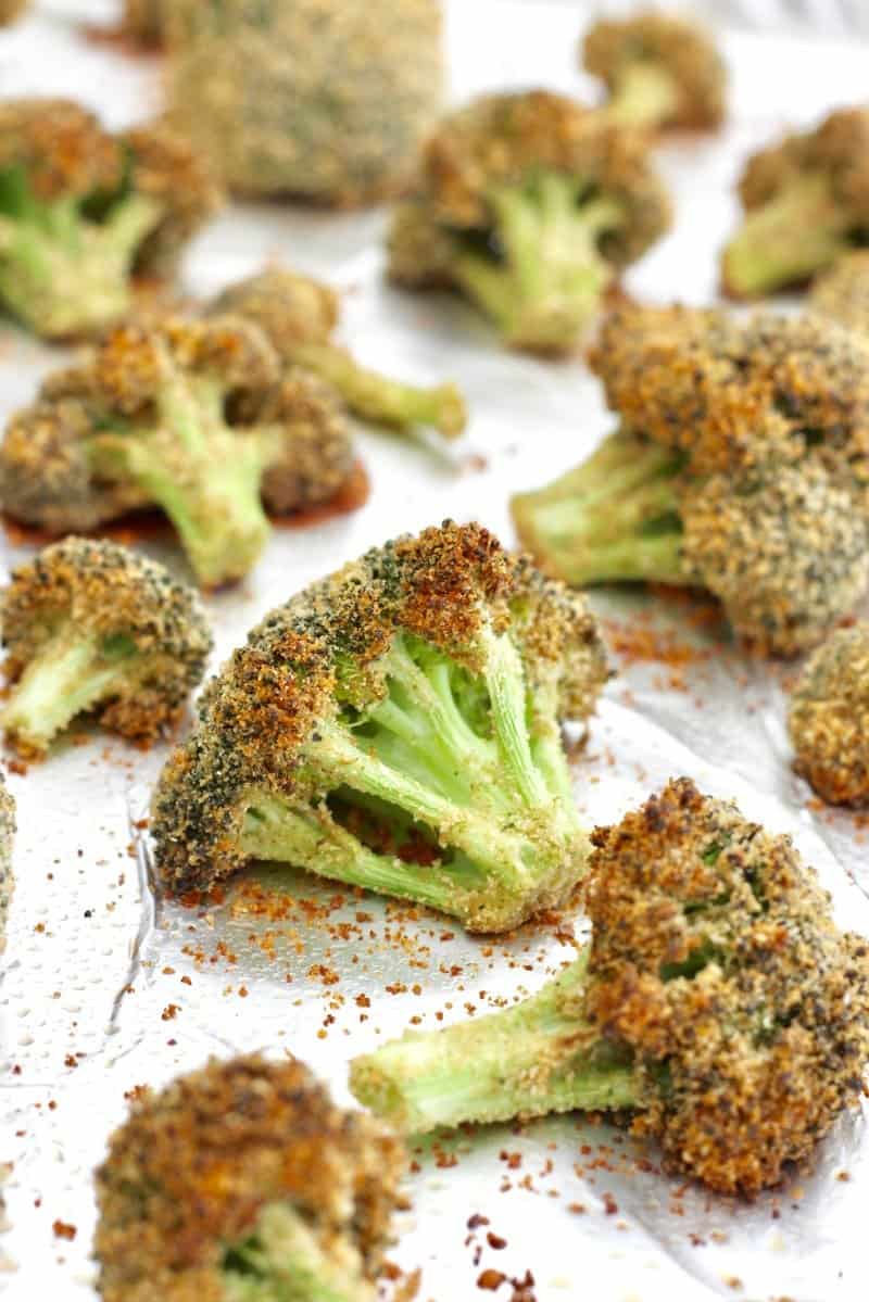 Crispy Oven-Fried Broccoli