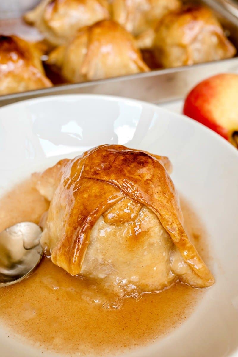 Great Aunt Ina s Apple Dumplings The BakerMama