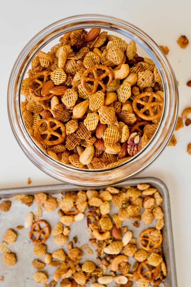 Sweet and Salty Snack Mix - The Happier Homemaker