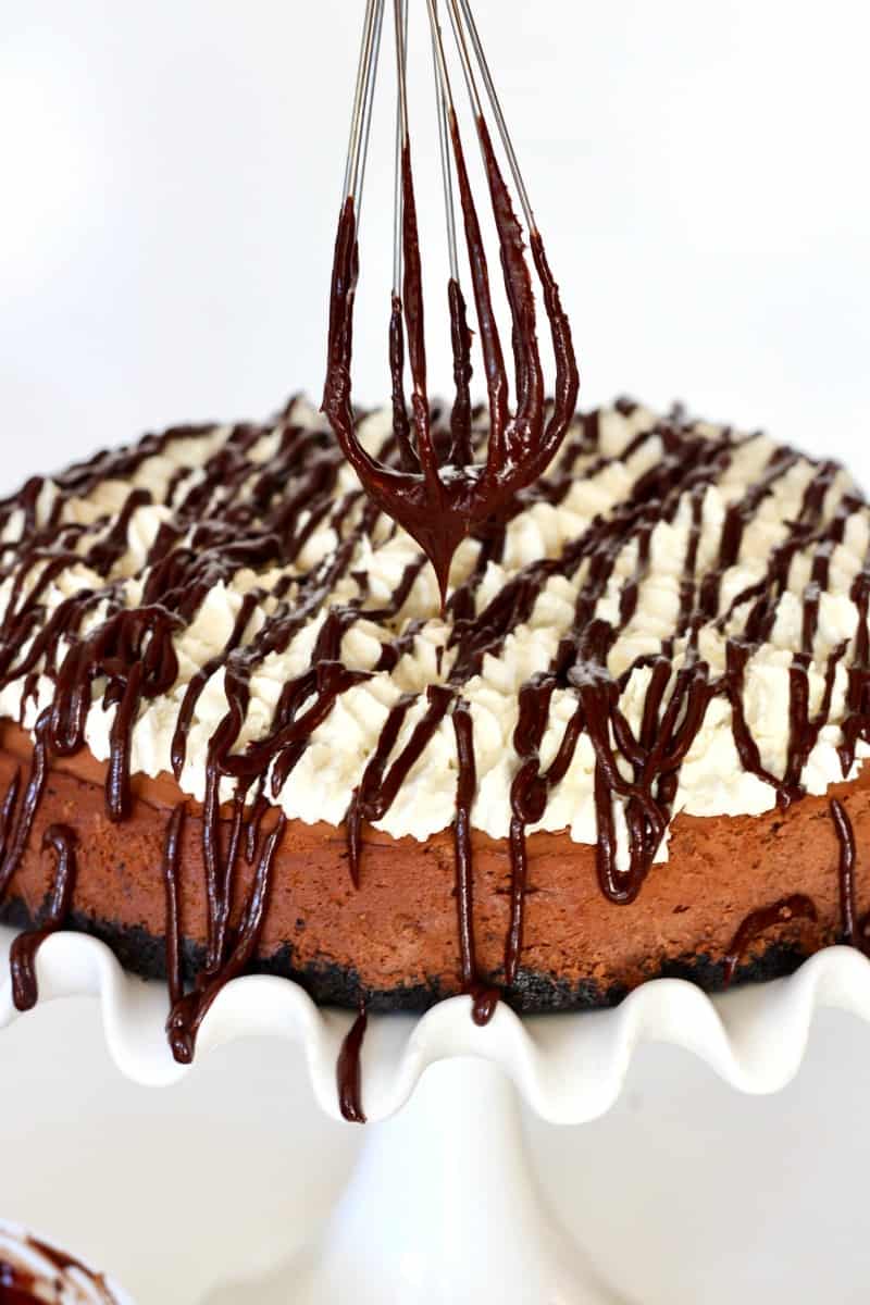 Triple Chocolate Mousse Cheesecake