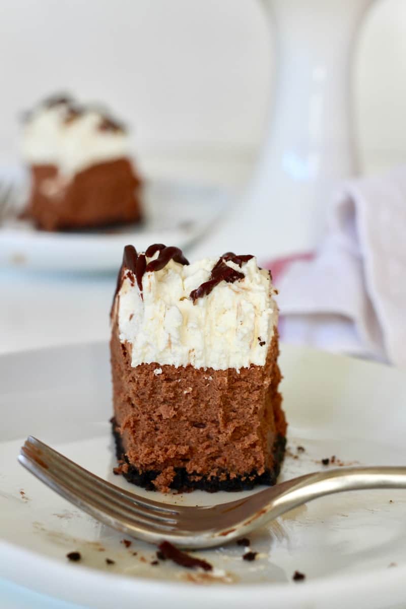 Triple Chocolate Mousse Cheesecake