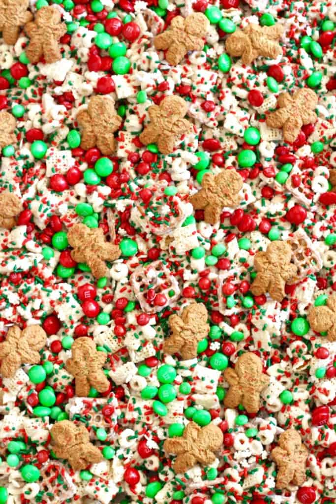 Christmas Crunch Mix - The BakerMama