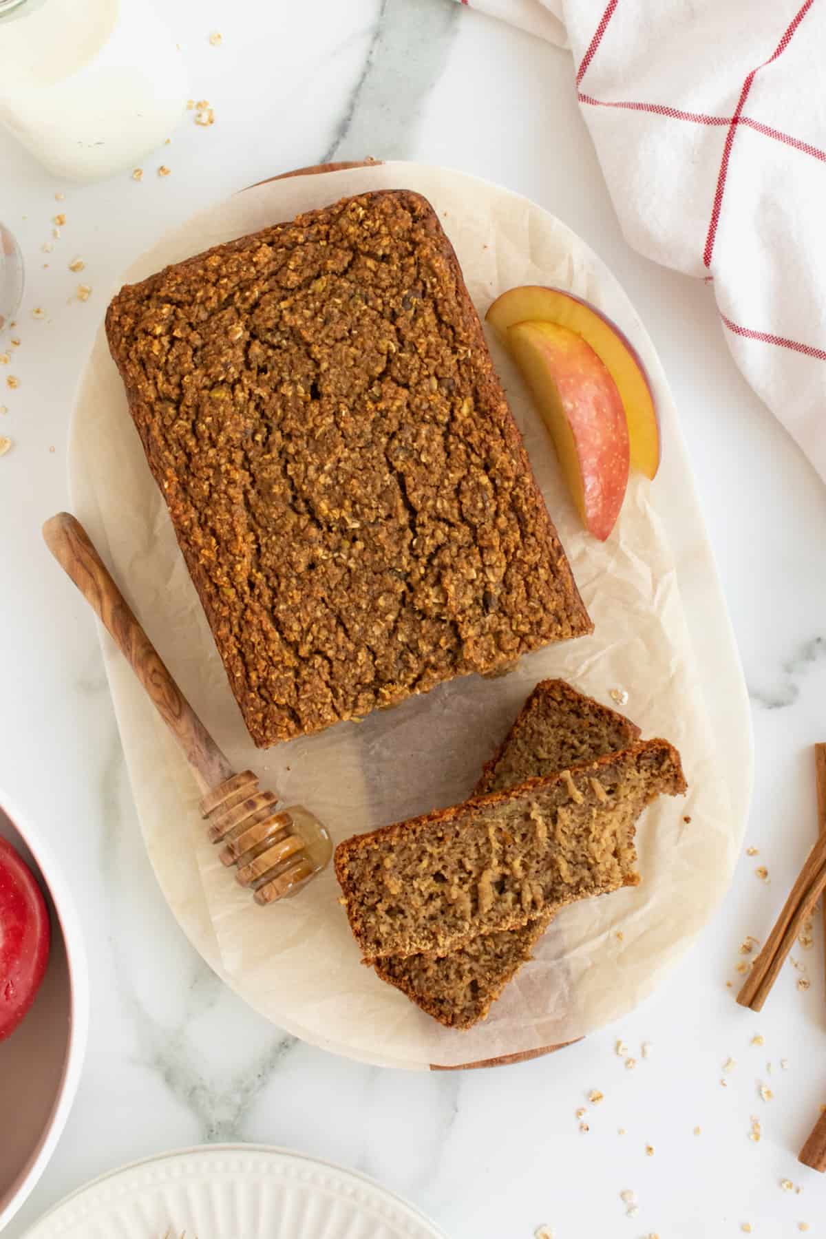 Flourless Fresh Apple Bread by The BakerMama