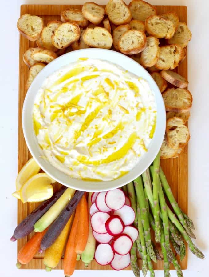 Whipped Ricotta Board