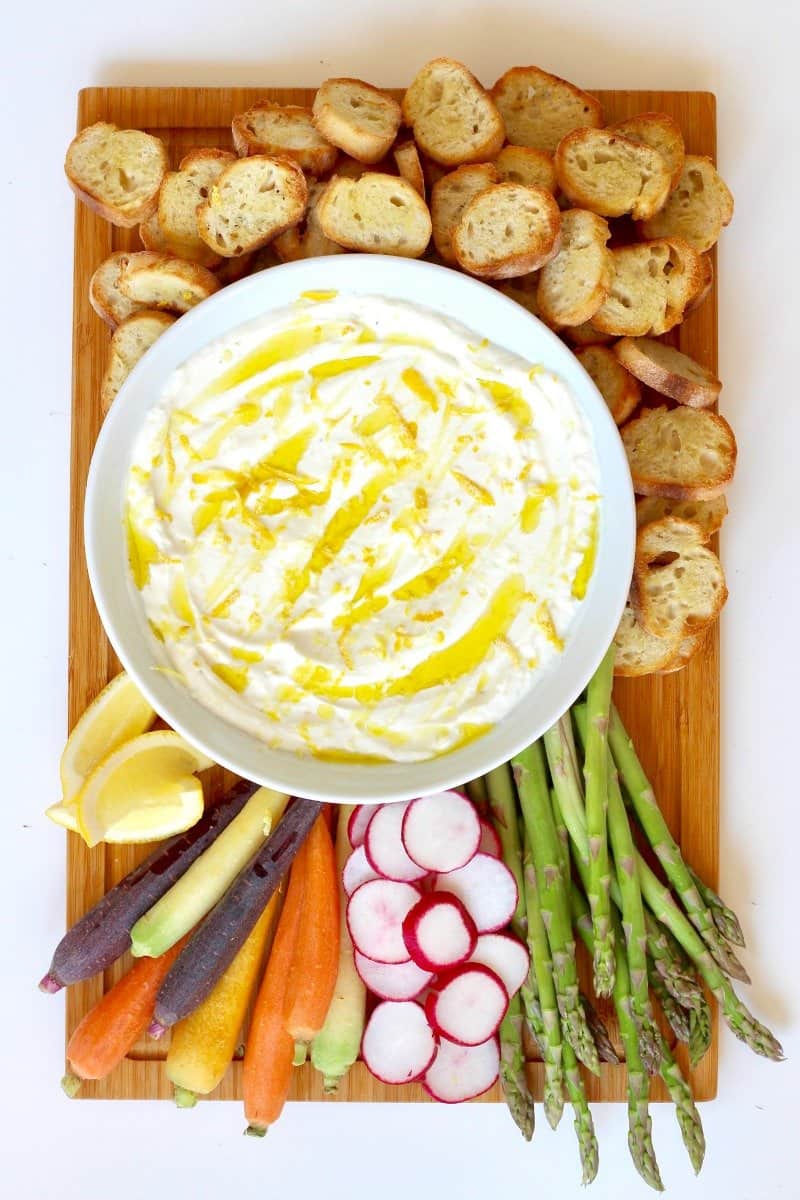 Whipped Ricotta Board