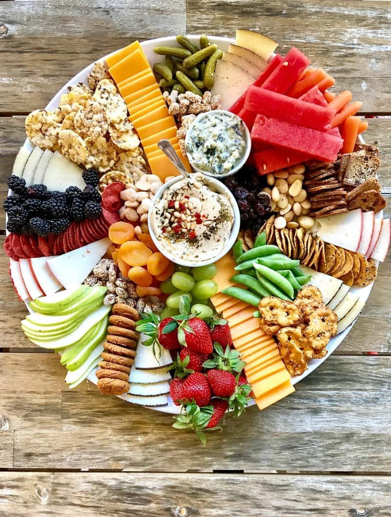 Trader Joe's Cheese and Charcuterie Board - The BakerMama