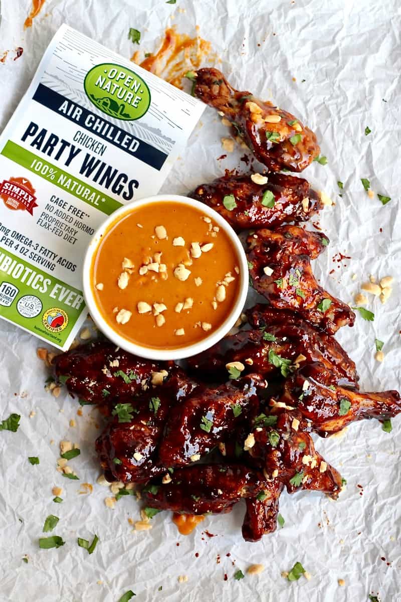 Baked Crispy Asian Chicken Wings | The BakerMama