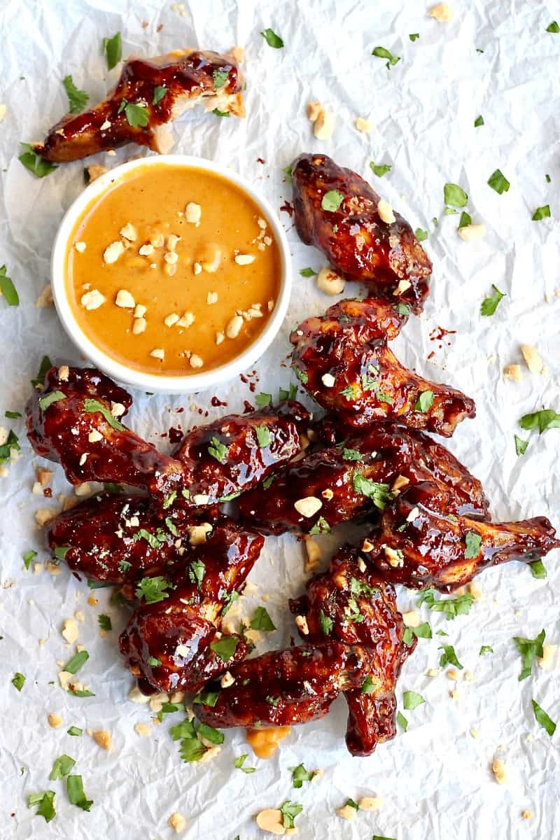 Baked Crispy Asian Chicken Wings