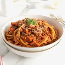 The Best Bucatini Bolognese-image