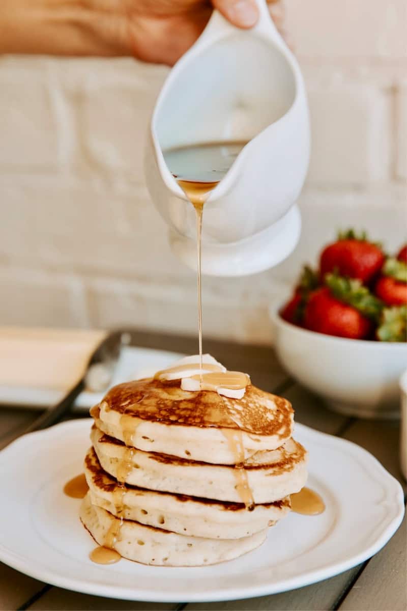 Classic Buttermilk Pancakes - The BakerMama