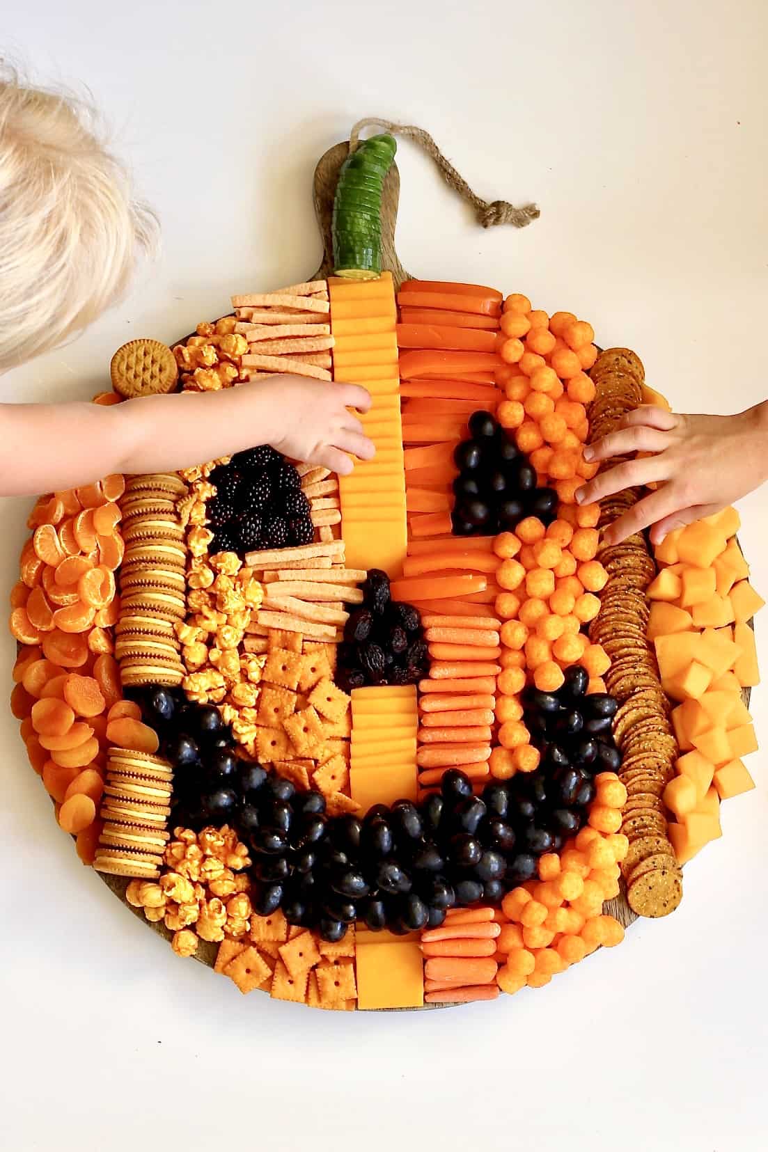 Pumpkin Snack Board by The BakerMama