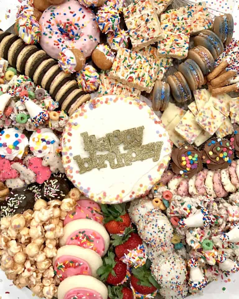 Birthday Dessert Board The BakerMama