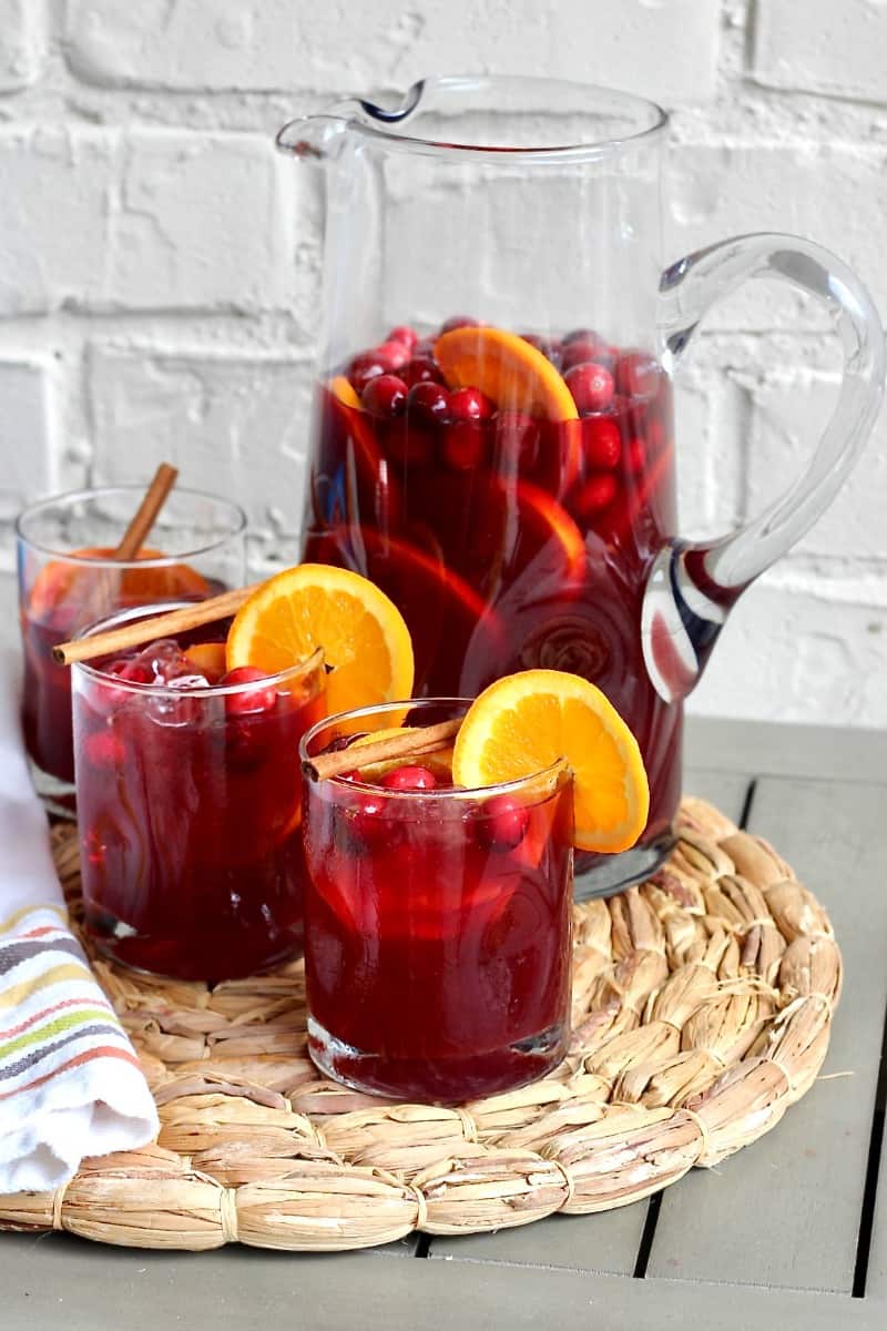 Cranberry Orange Spiked Sweet Tea