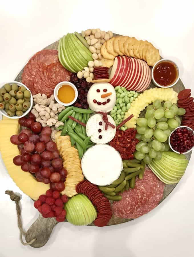 Snowman Snack Board by The BakerMama