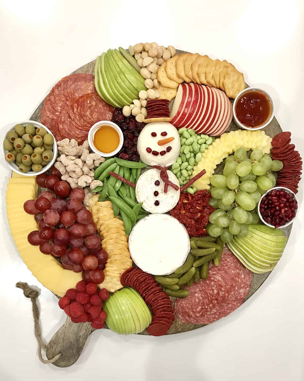 Snowman Snack Board by The BakerMama