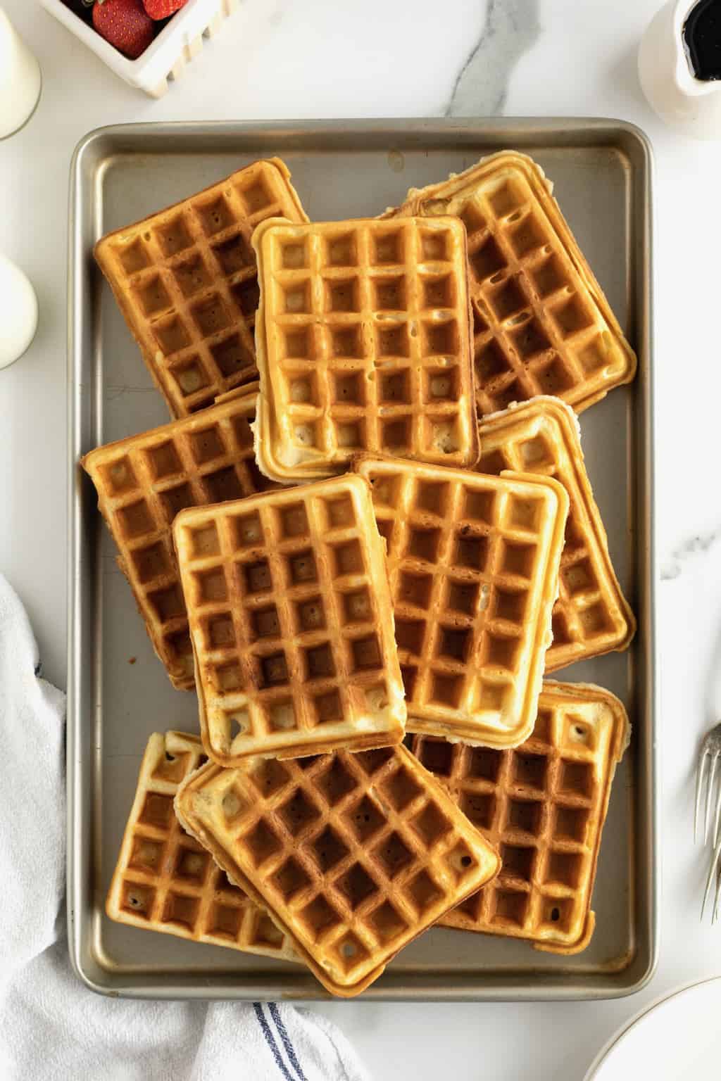 Crispy Waffles Recipe - The BakerMama