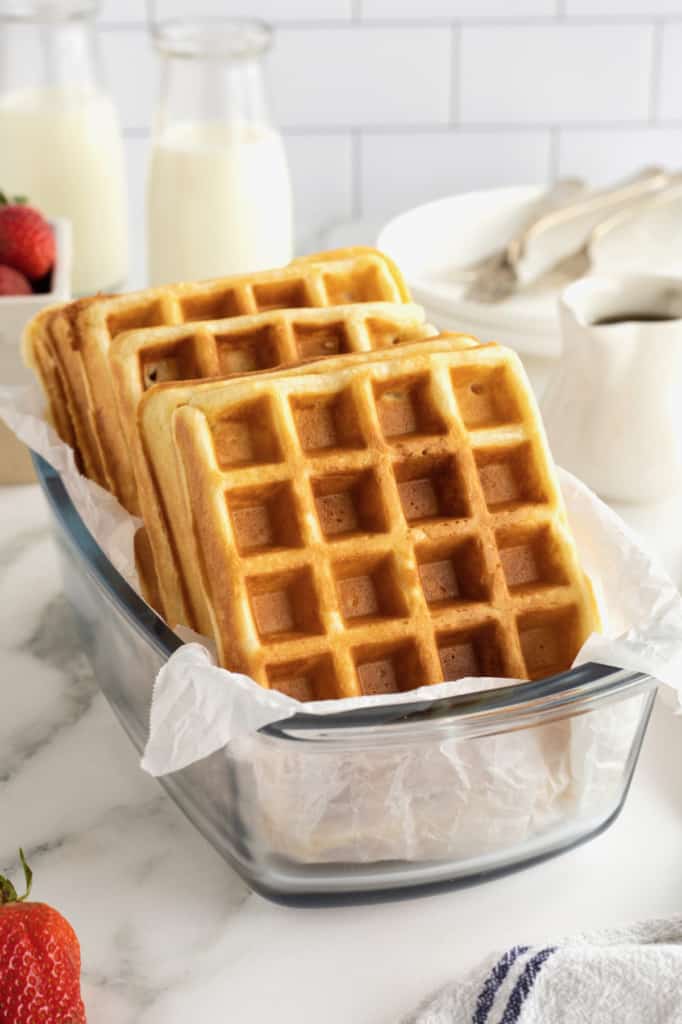 Crispy Waffles Recipe - The BakerMama