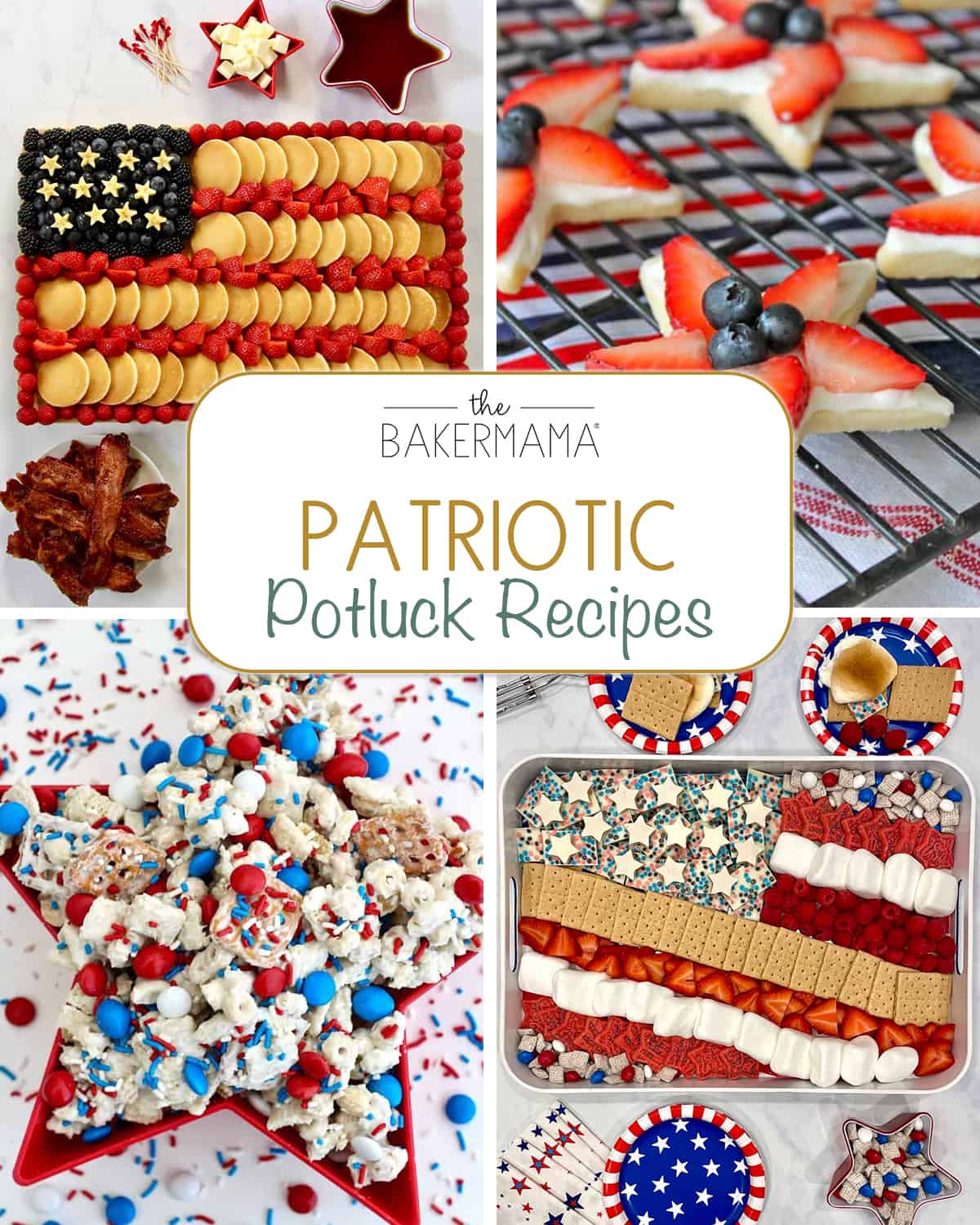 Patriotic Potluck Recipes by The BakerMama