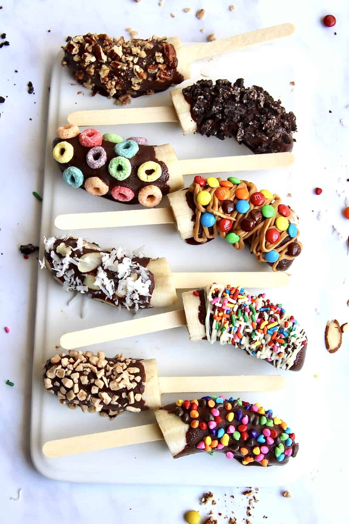 Chocolate Covered Frozen Banana Pops The Bakermama