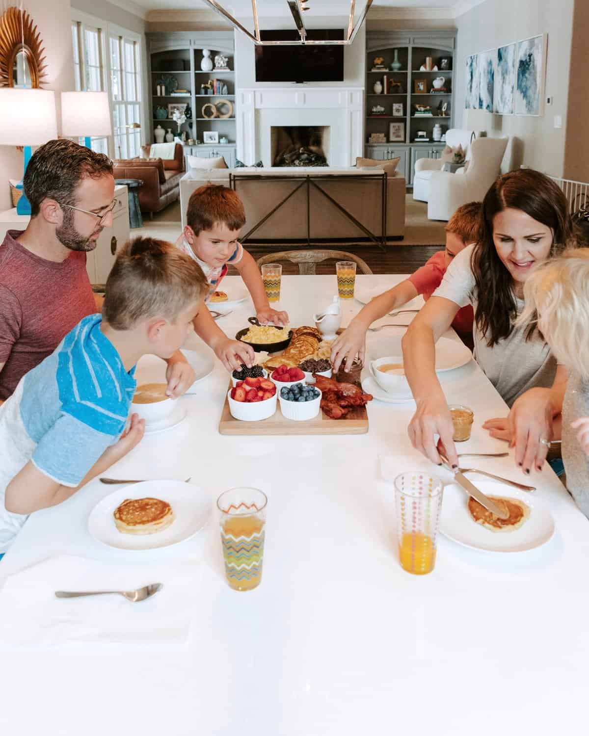 Family Breakfast Table