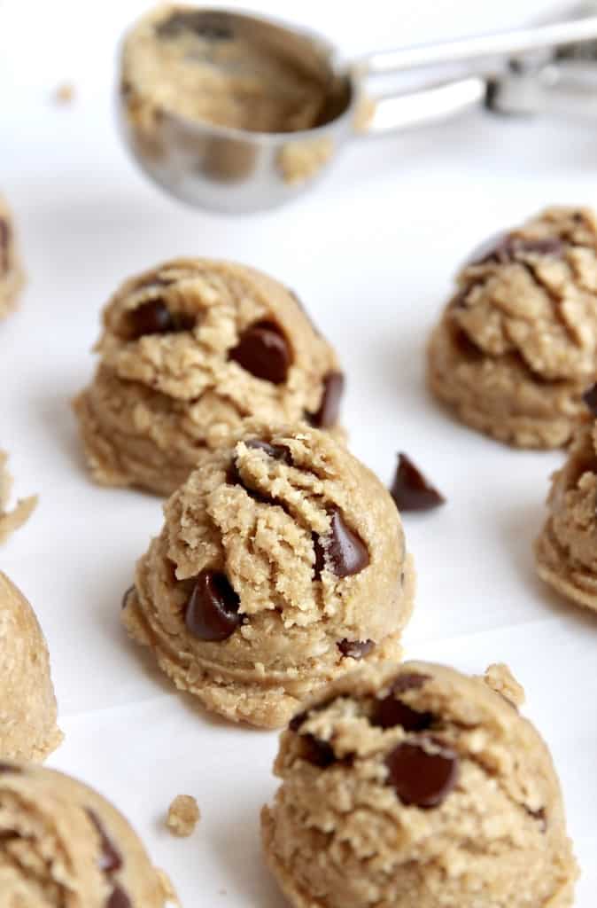 Healthy Edible Cookie Dough Bites The BakerMama