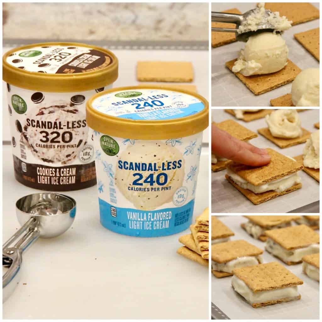 ChocolateDipped Graham Cracker Ice Cream Sandwiches The BakerMama