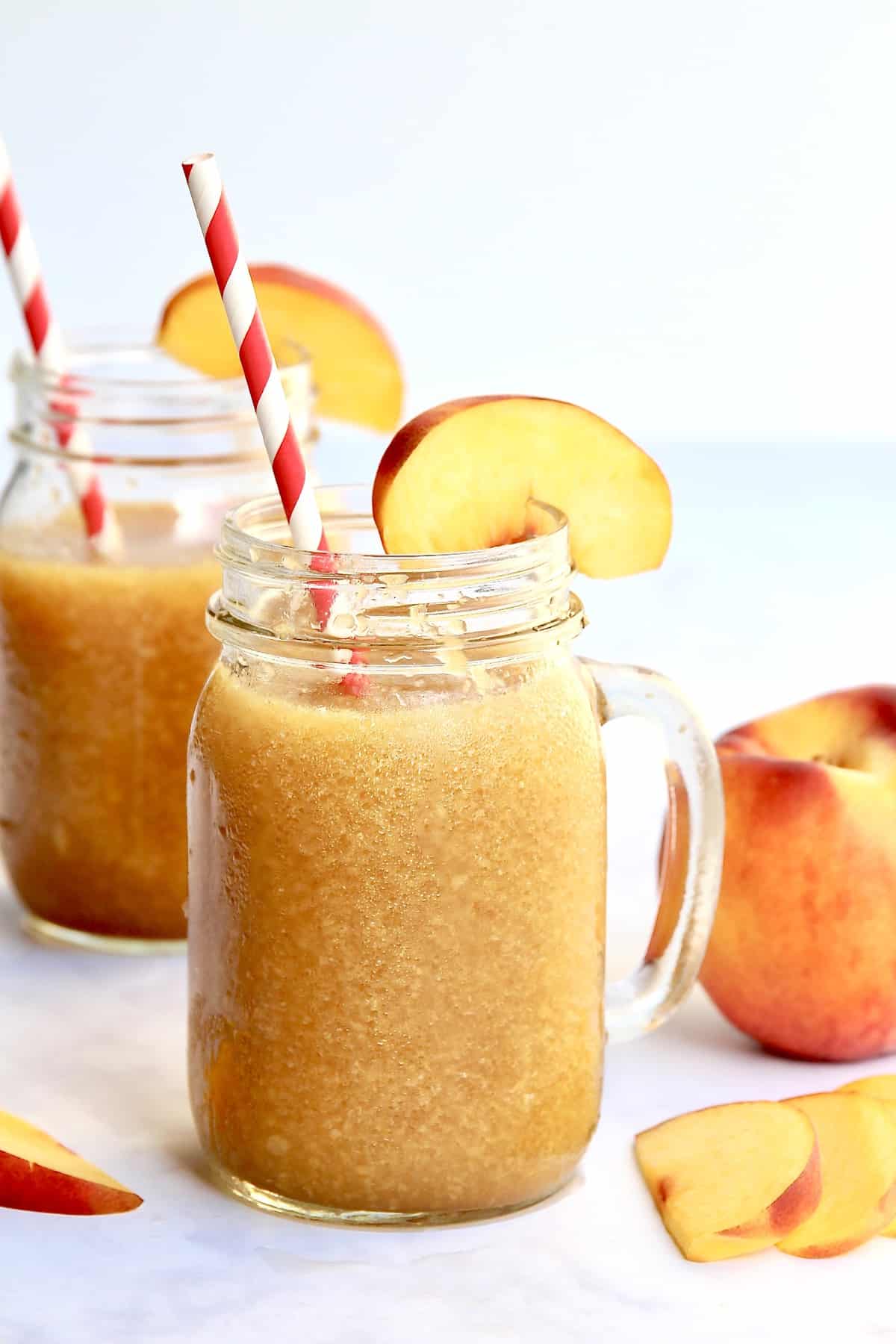 Peach Tea Slushie - The BakerMama