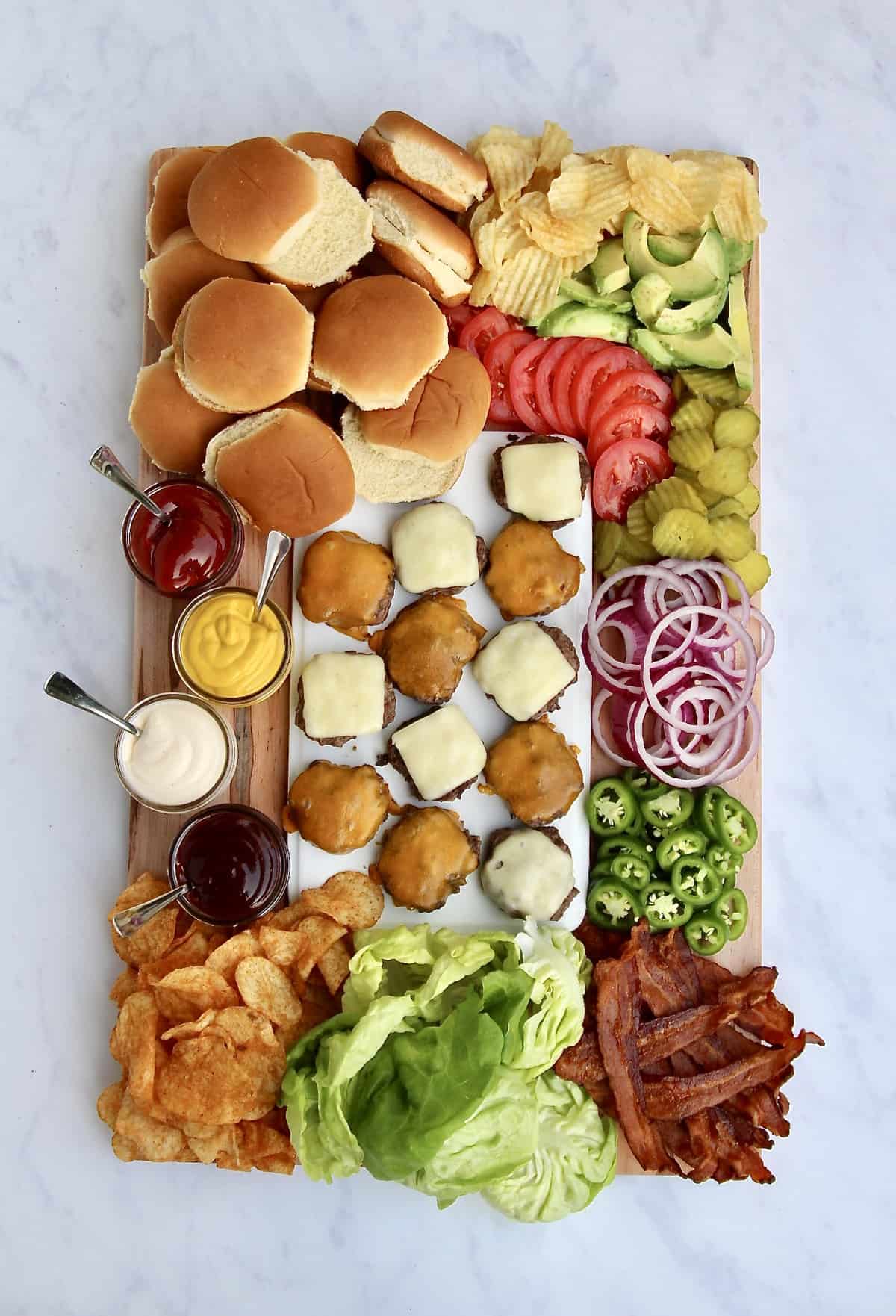 Build-Your-Own Burger Board