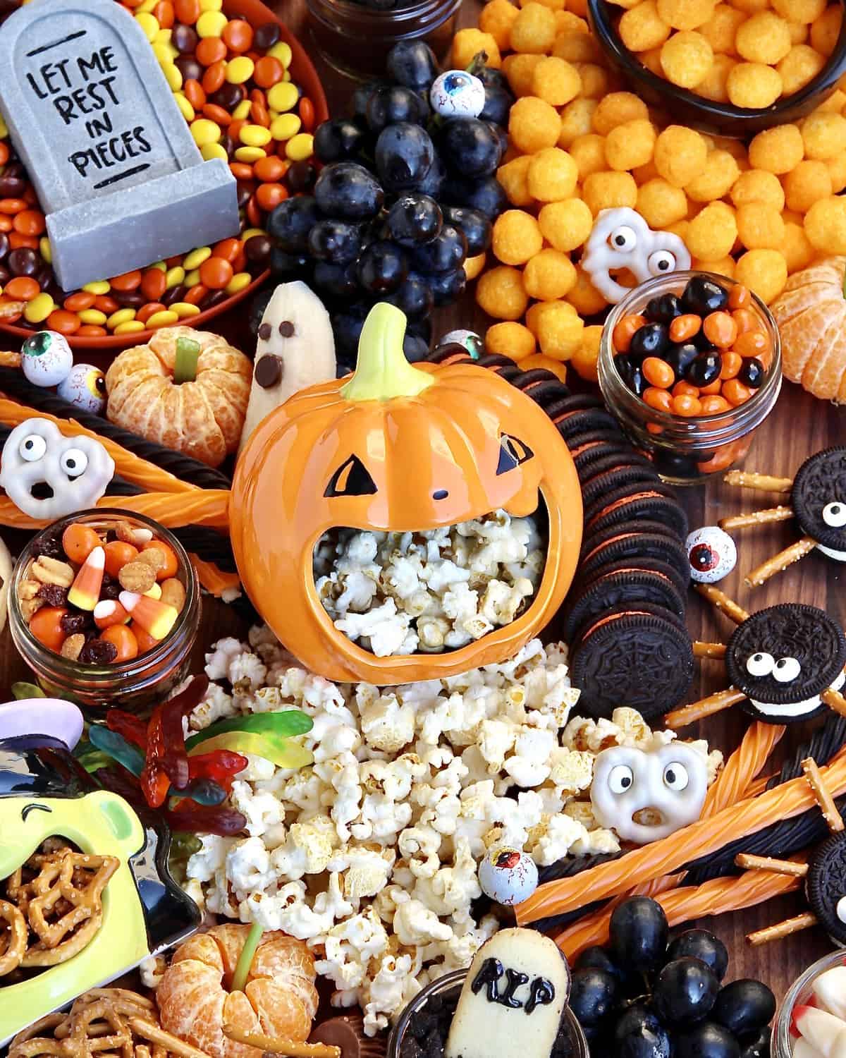 Spooky Snack Board by The BakerMama