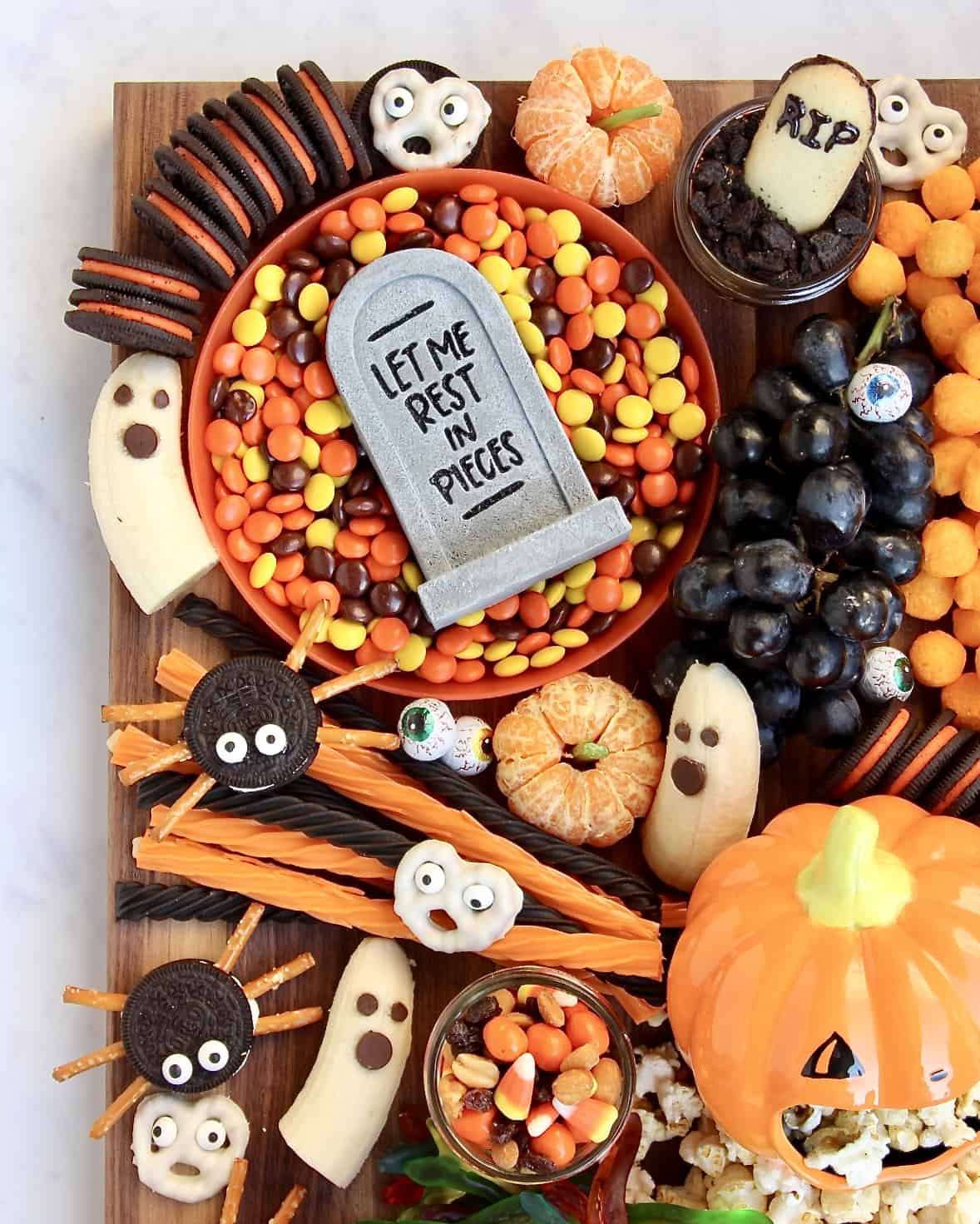 Spooky Snack Board by The BakerMama