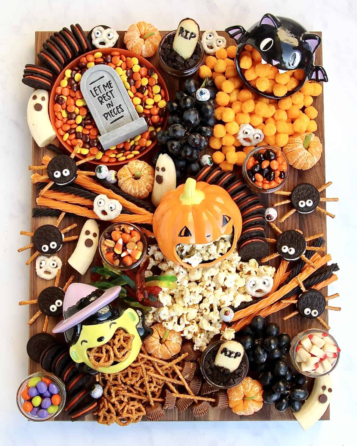 Halloween Snack Board for Kids - Together to Eat - Family Meals