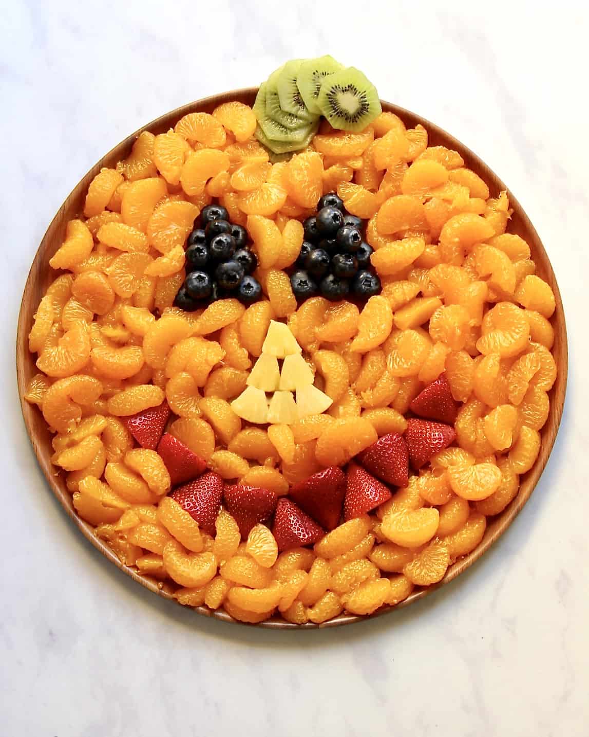 pumpkin fruit tray