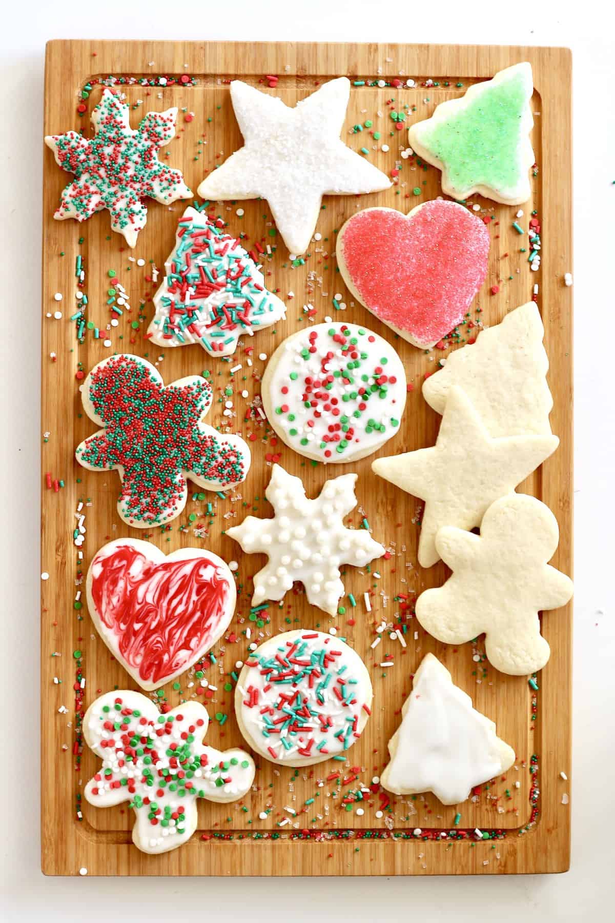 Easy No-Chill Cut-Out Sugar Cookies from TheBakerMama.com