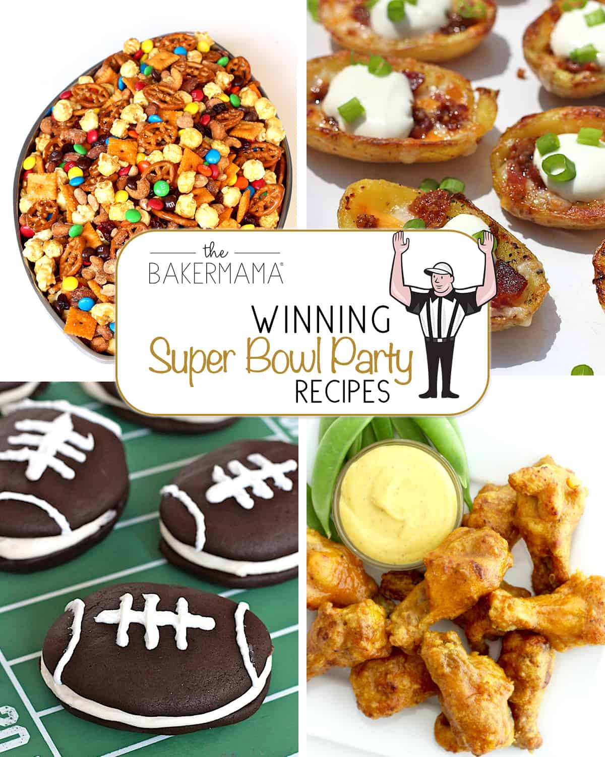 Winning Super Bowl Recipes by The BakerMama
