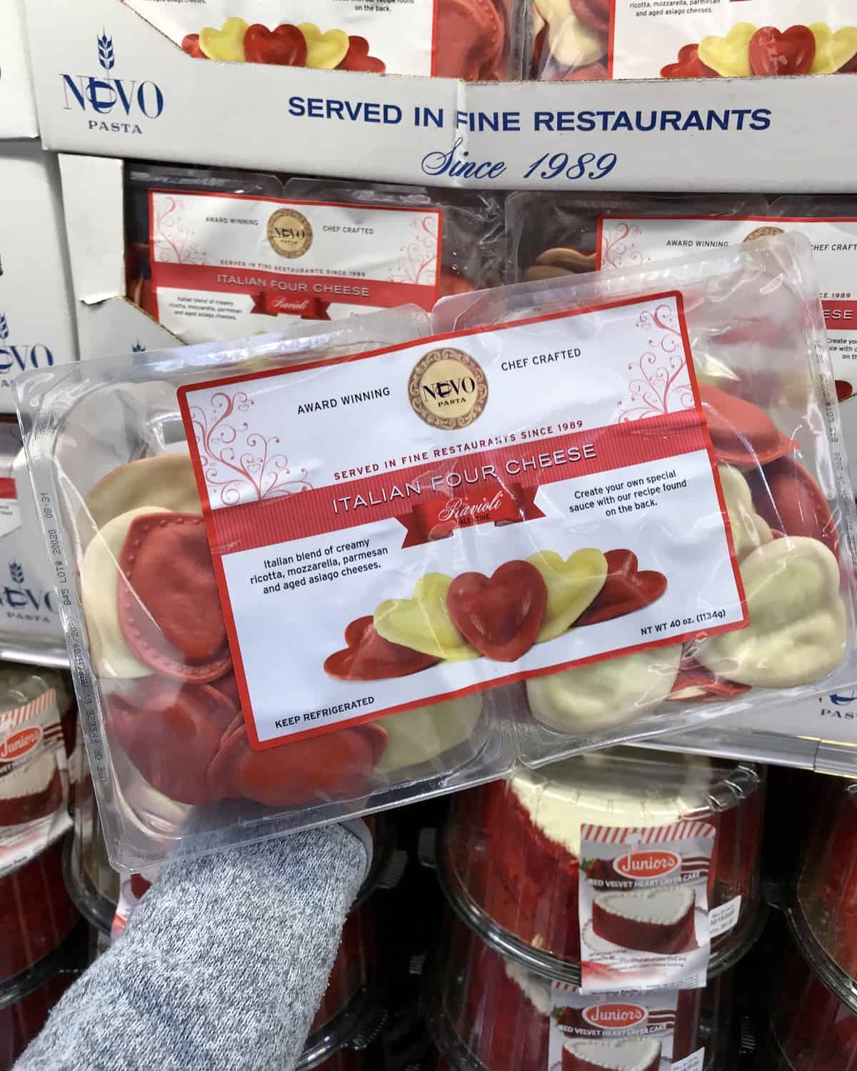 Heart-Shaped Ravioli from Costco