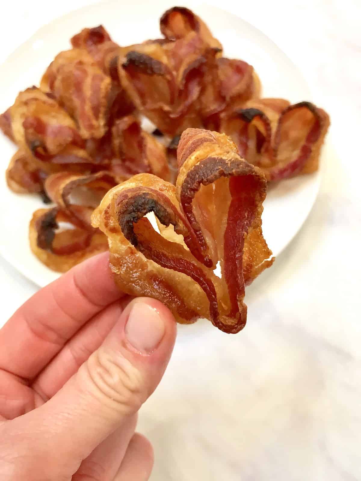 How to Make Heart-Shaped Bacon - The BakerMama