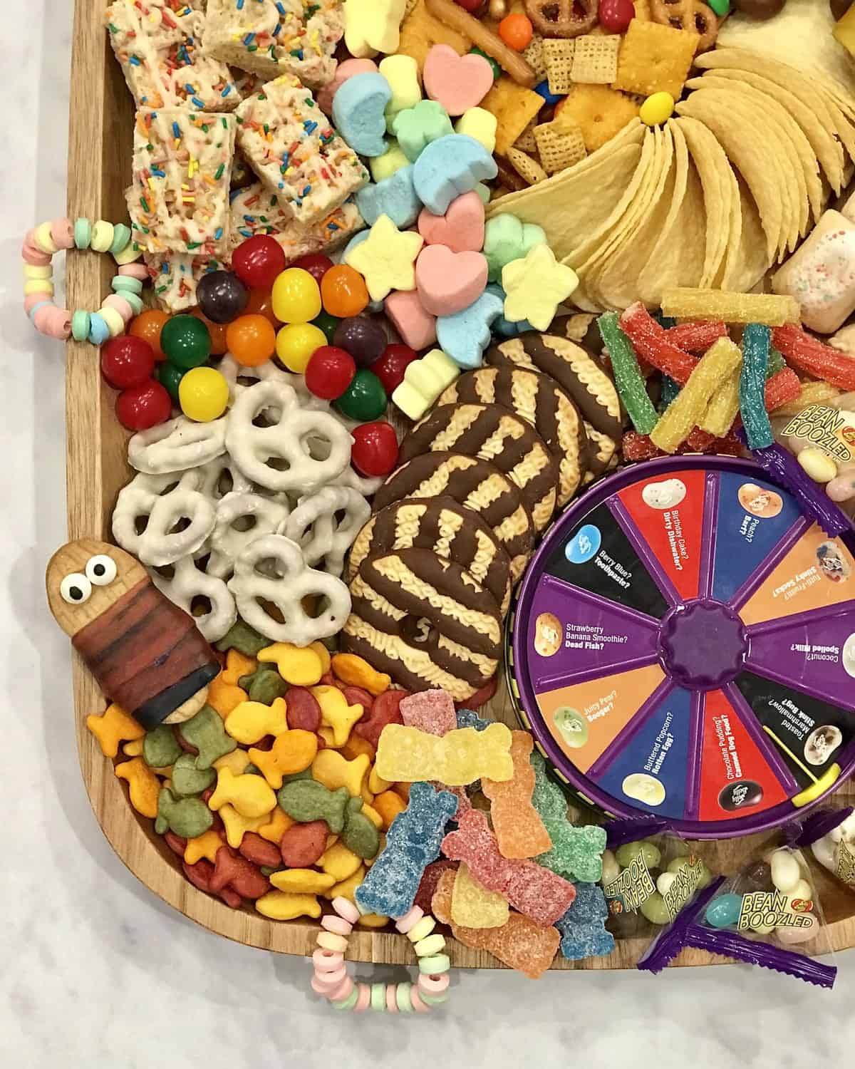 Slumber Party Snack Board by The BakerMama
