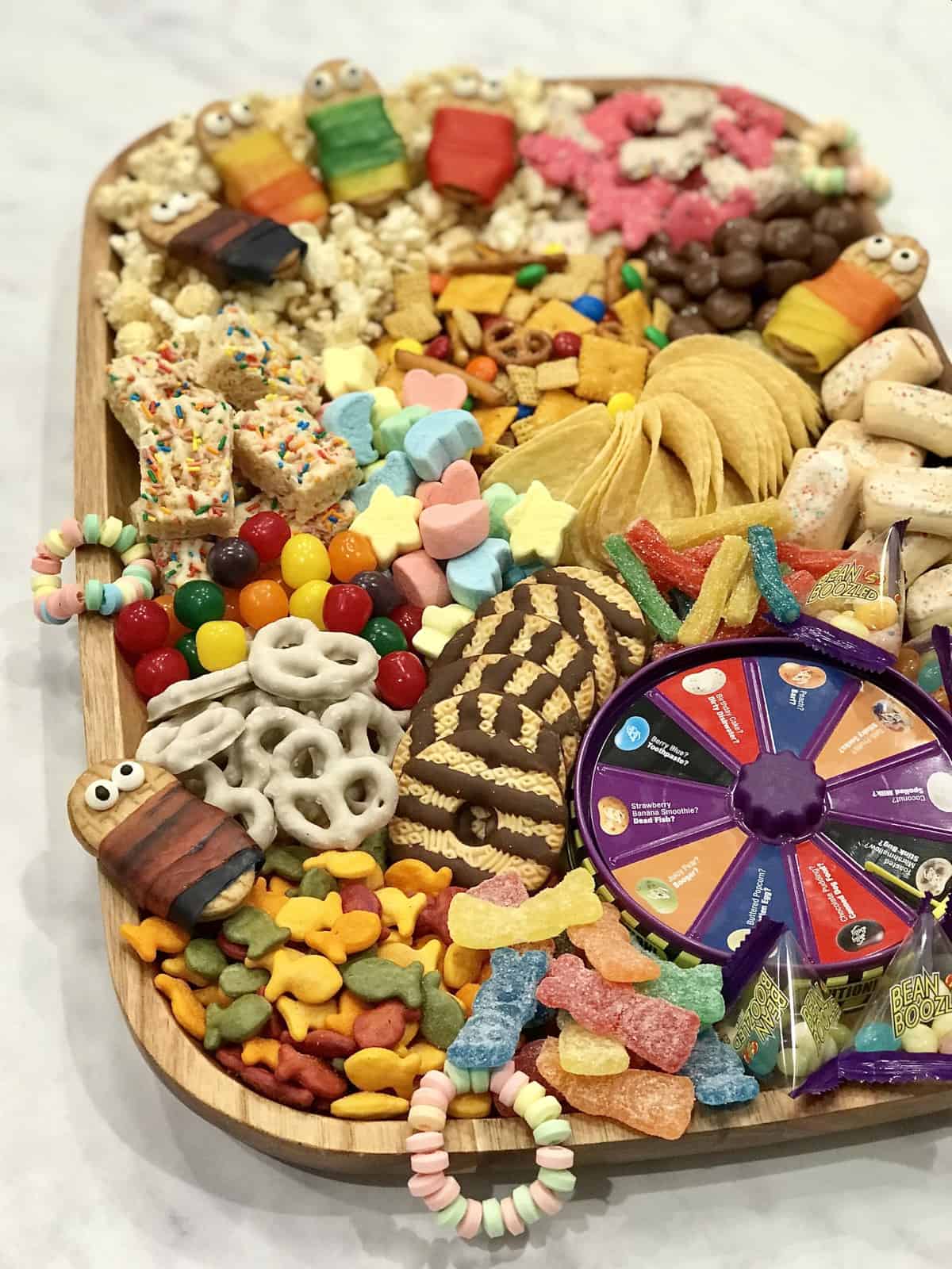 Slumber Party Snack Board by The BakerMama