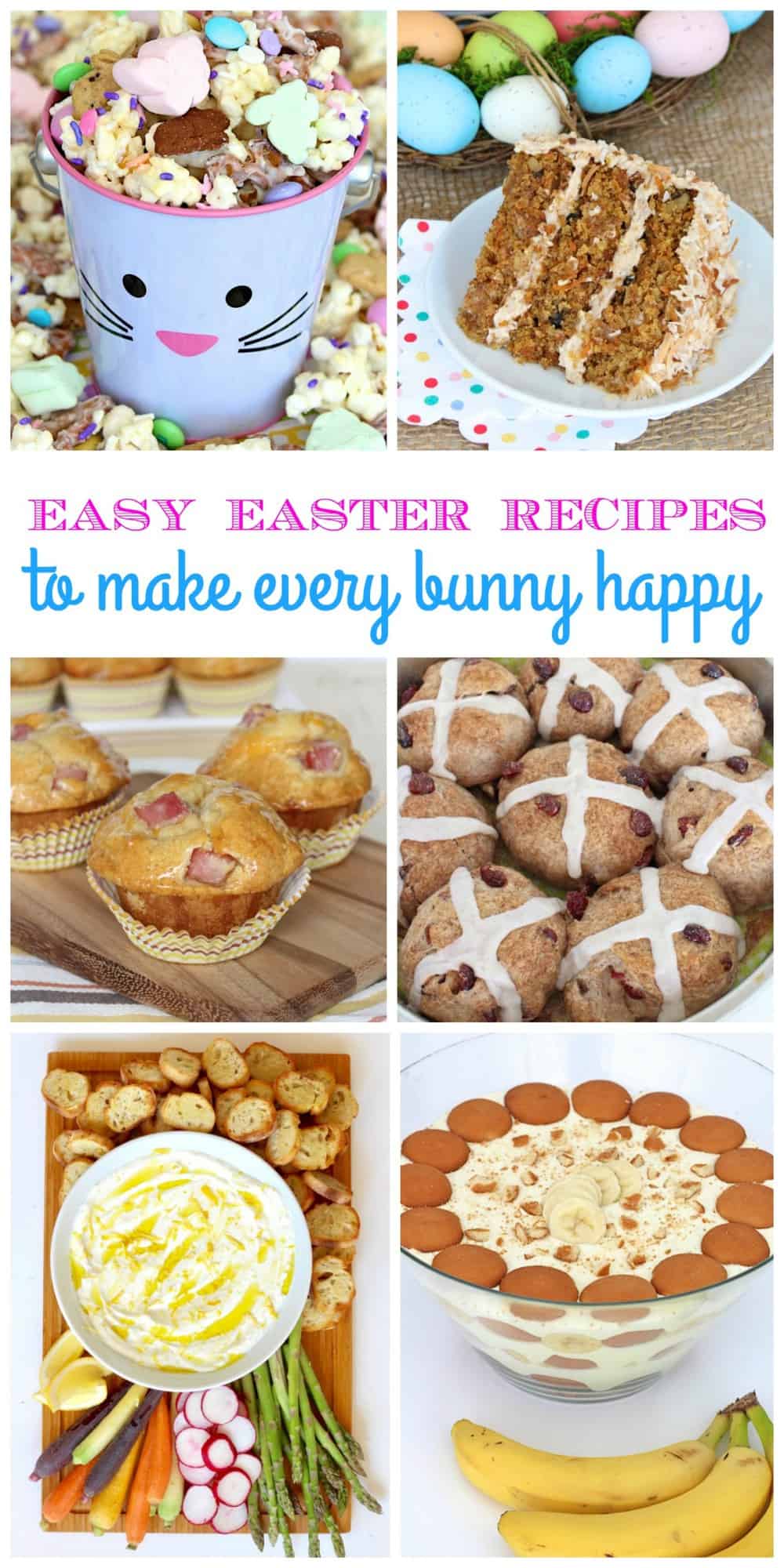 Easy Easter Recipes on TheBakerMama.com to Make Every Bunny Happy