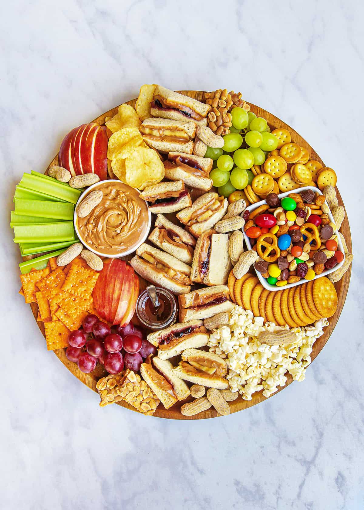 PB&J Snack Board by The BakerMama