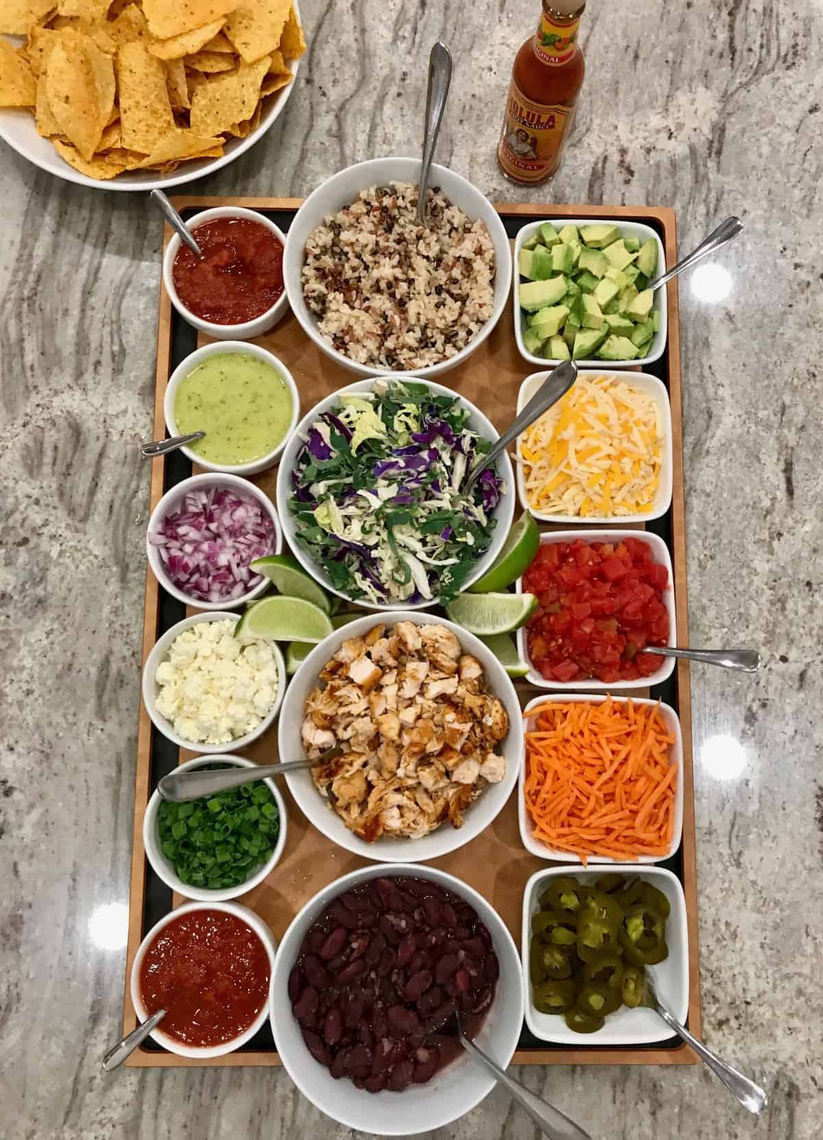 Build-Your-Own Burrito Bowl by The BakerMama