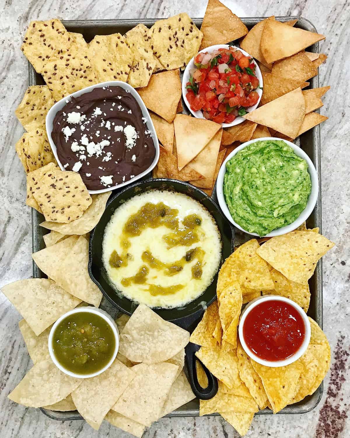 Chips and Dips Tray by The BakerMama