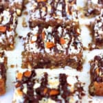 Dark Chocolate Almond Coconut Bars