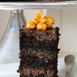 Fudge Caramel Stout Cake