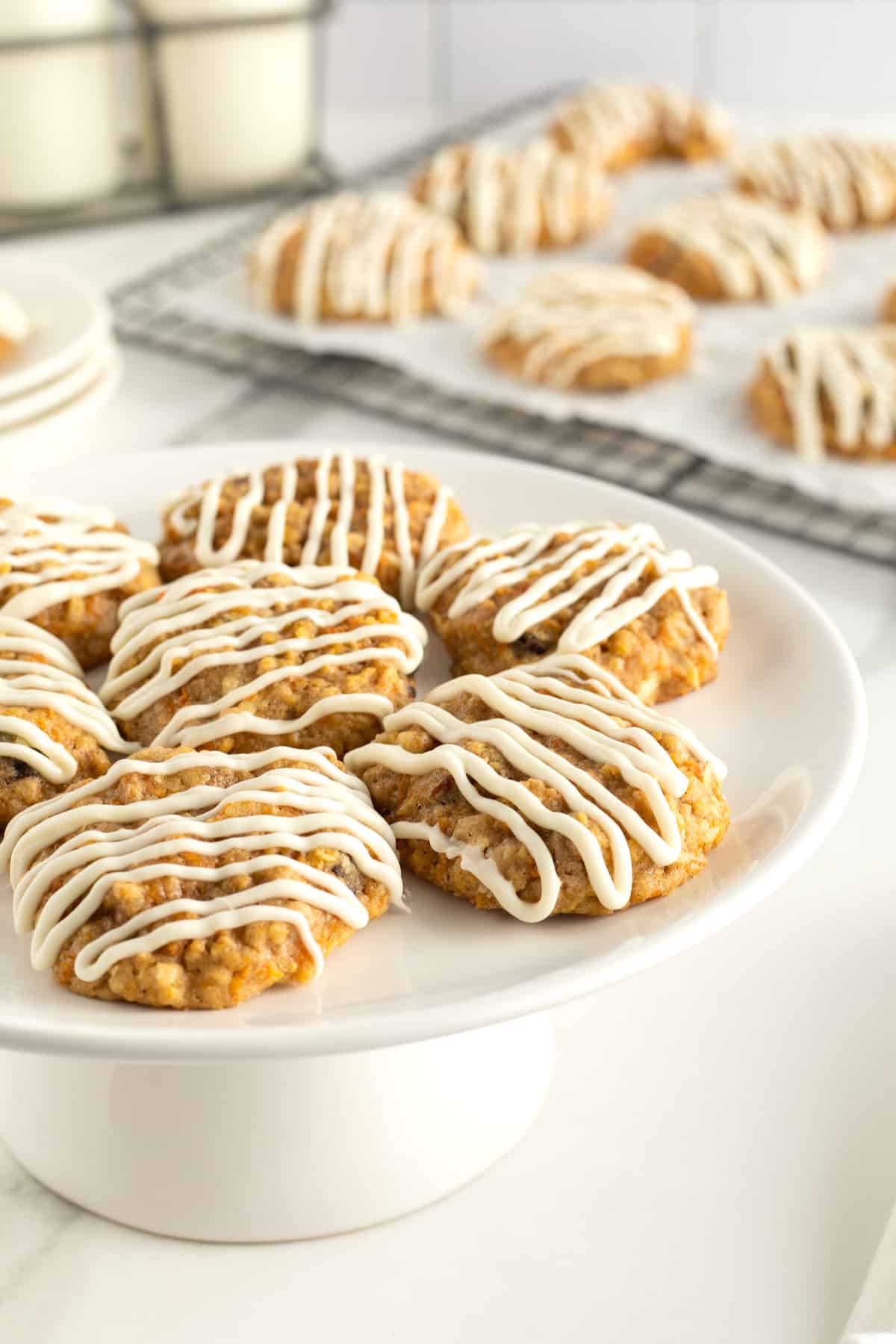 Carrot Cake Cookies by The BakerMama