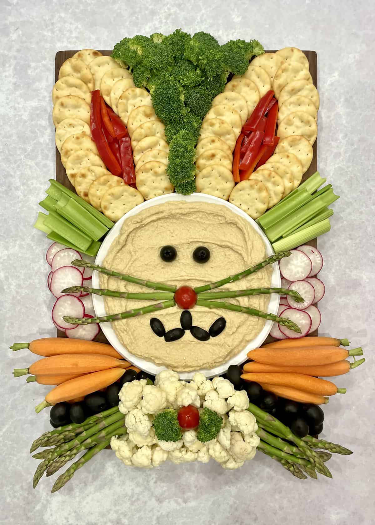 Easter Bunny Snack Board by The BakerMama