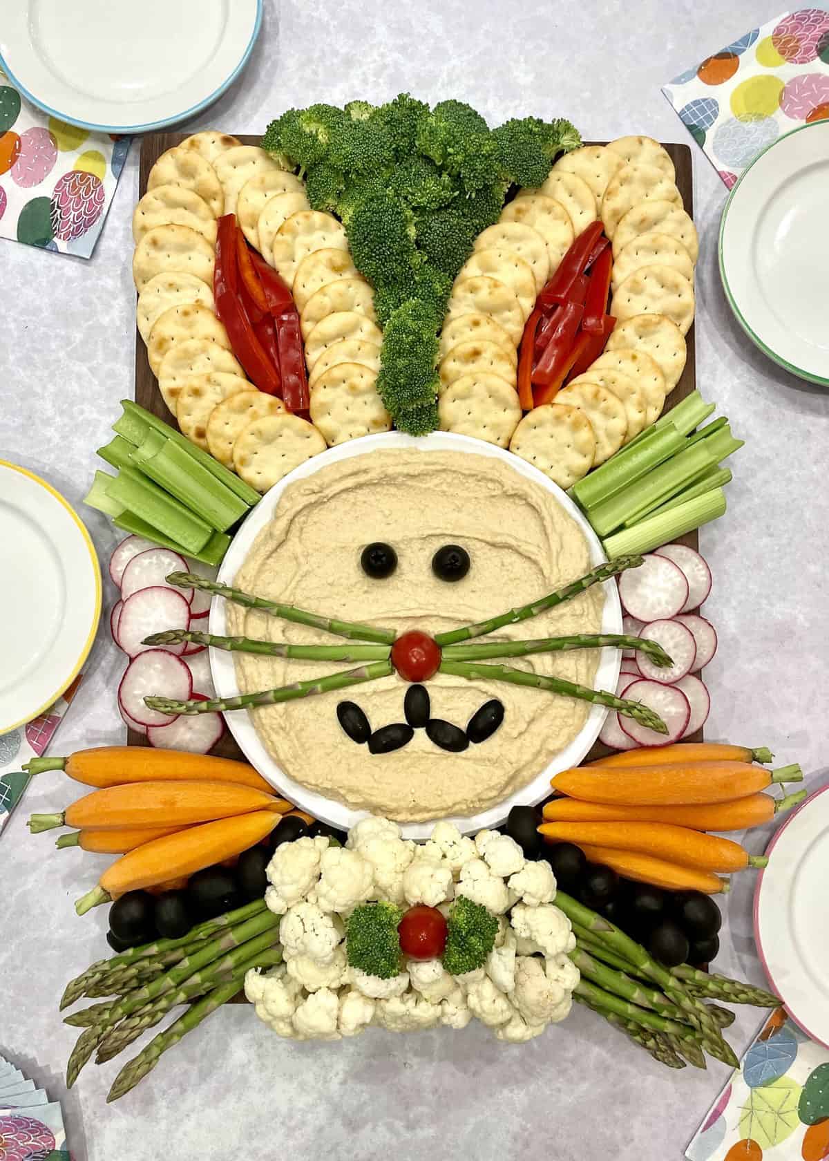 bunny shaped food