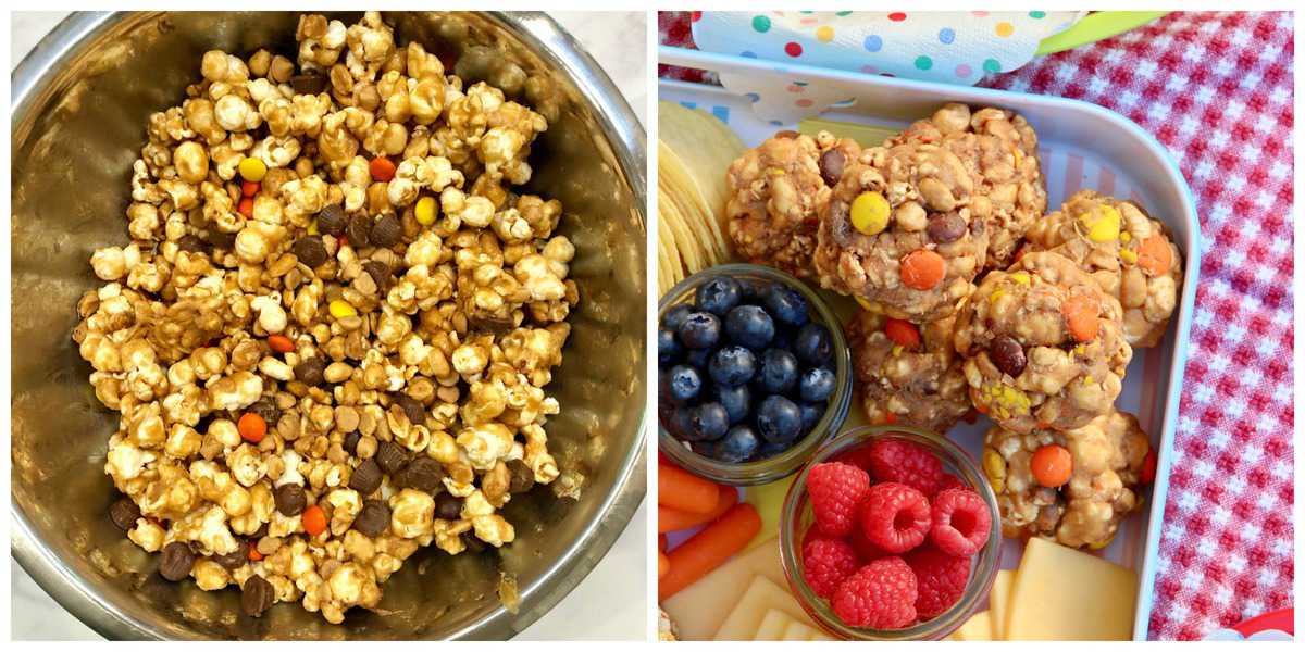 No-Bake Peanut Butter Popcorn Balls